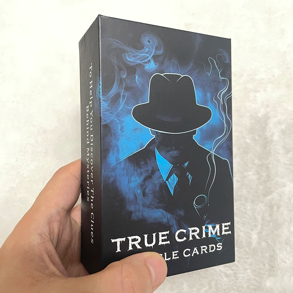 True Crime Oracle Deck, Tarot Cards for Beginners, 12x7cm Psychological 80-cards, Divination Taro in Box