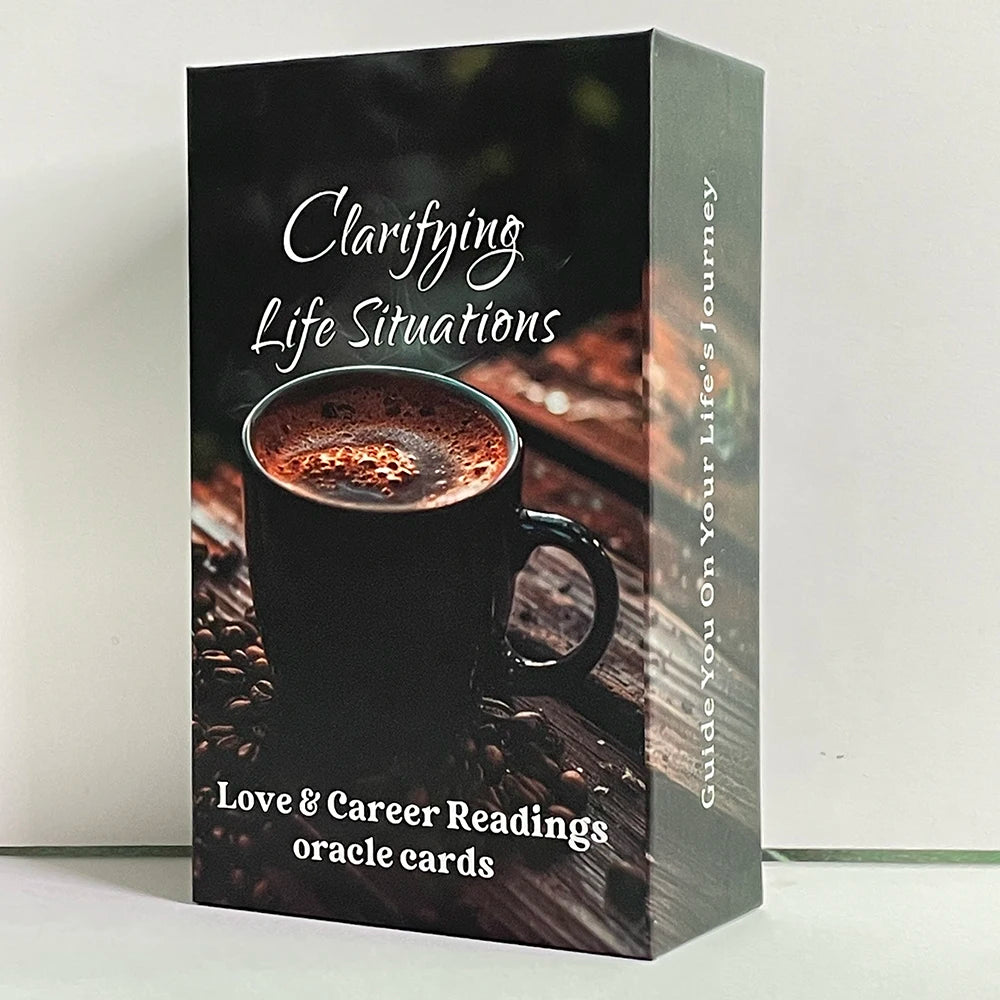 Clarifying Life Situations Love and Career Readings Oracle Cards English Tarot Deck in Box 80-cards Fortune Telling Divination