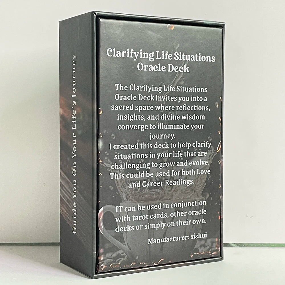 Clarifying Life Situations Love and Career Readings Oracle Cards English Tarot Deck in Box 80-cards Fortune Telling Divination