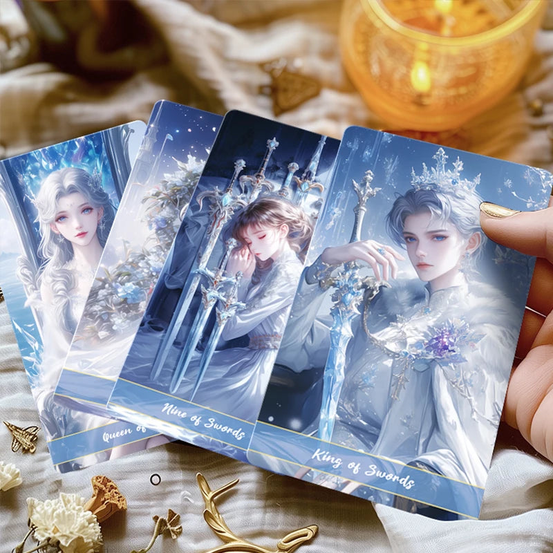 Original Genuine High Quality Oracle Divination Deck Crystal Love Tarot Cards Russian Spanish Exquisite Collection Gifts Set