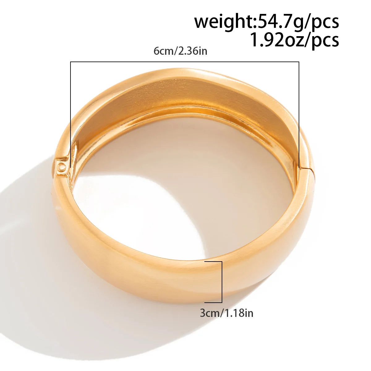 KMVEXO Chunky Heavy Wide Metal Water Drop Bangles for Women Gold Color Open Cuff Thick Irregular Wave Bangle Bracelet Jewelry