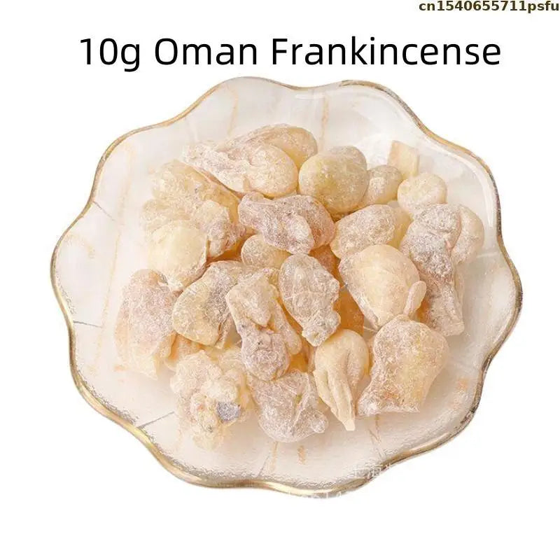 Natural Green Hojari Frankincense Rich Oil Yoga Meditation Calm Incense Burner Burning Resin Incense Aromatic Oman Frankincense