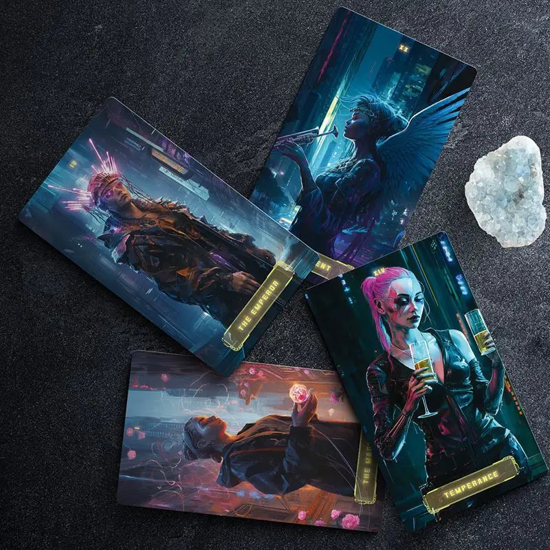 Divination Deck Oracle Original High Quality Punk Style Genuine Astrologers City Edge Tarot Card Exquisite Collection Gifts Set