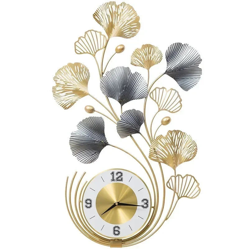 Wall decoration, metal crafts, home clock, living room, and porch decoration art