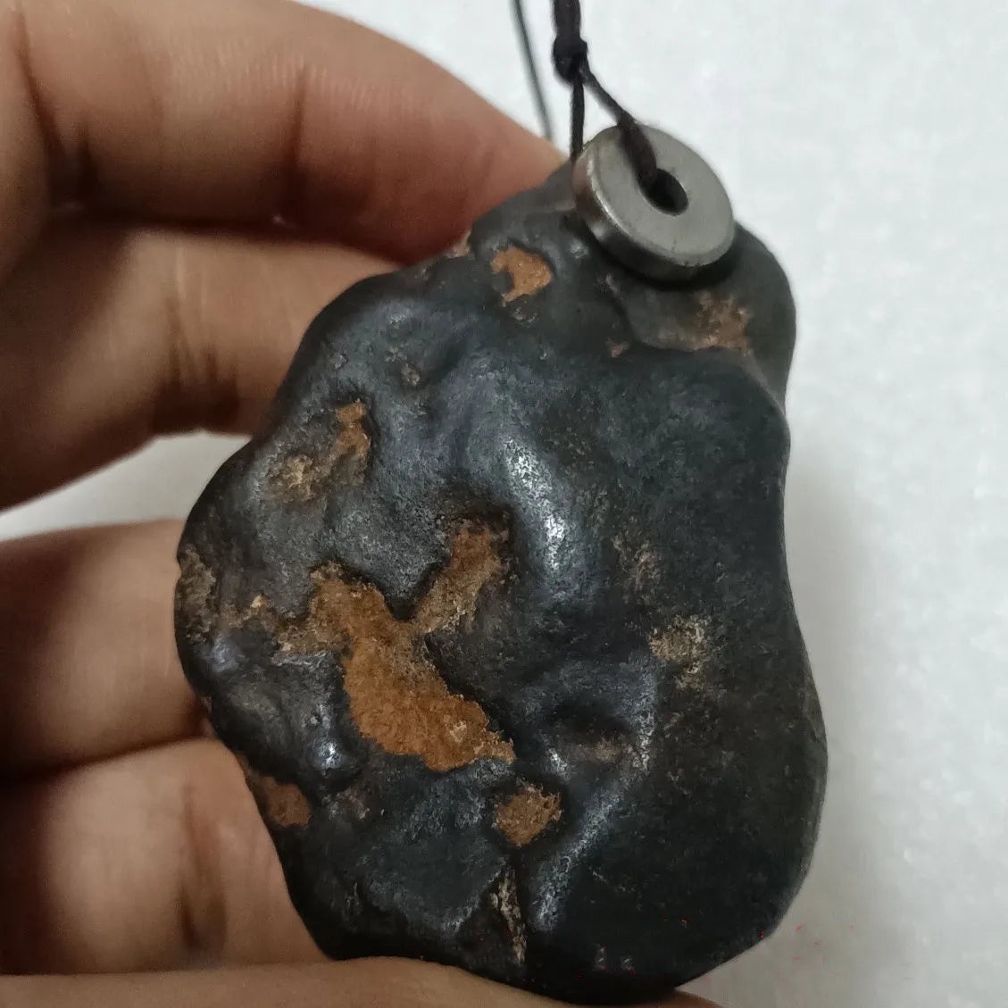 1Pcs Rare Meteorite Natural Iron Meteorites Protolith Strong Magnetism Falling Stone Collection Home Decorations Ornament Gift