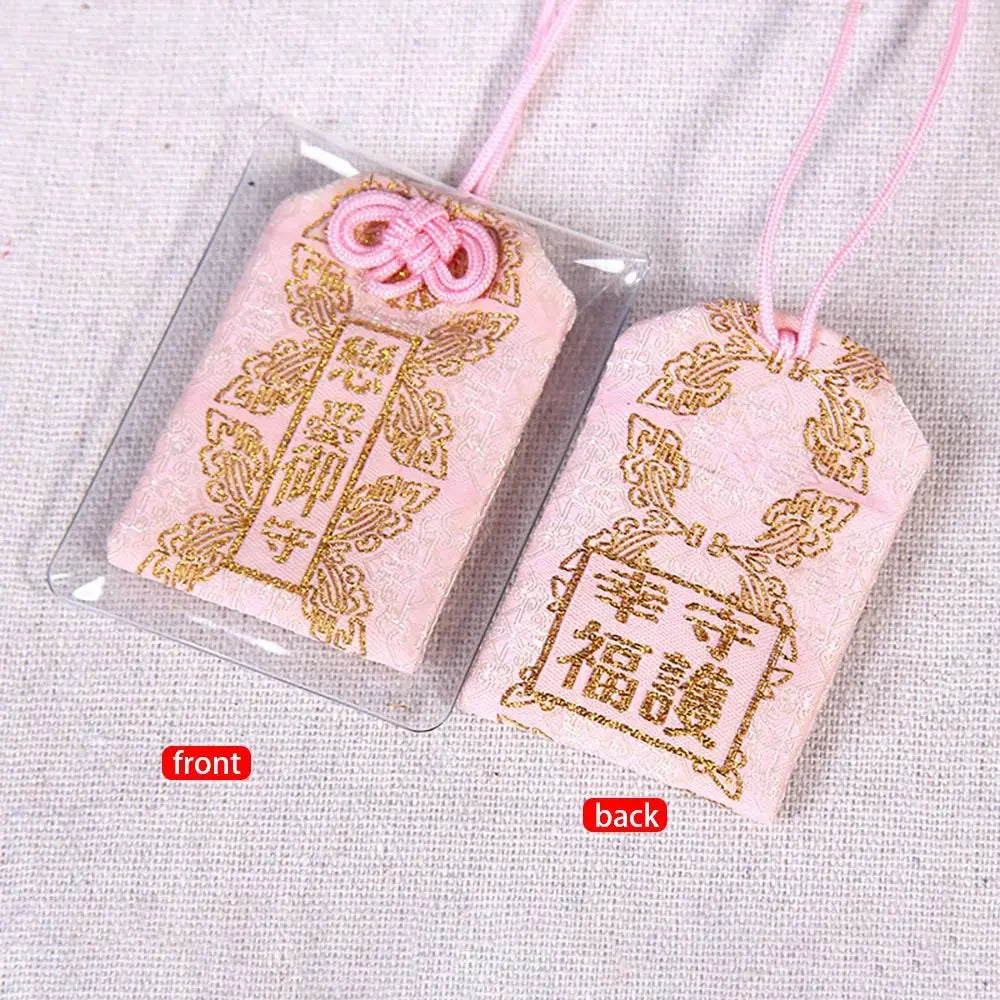 Spiritual Salt With Sachet Buddhist Spiritual Salt Pouch Necklace Blessing Lucky Bag Amulet Blessing Sachets Pendant