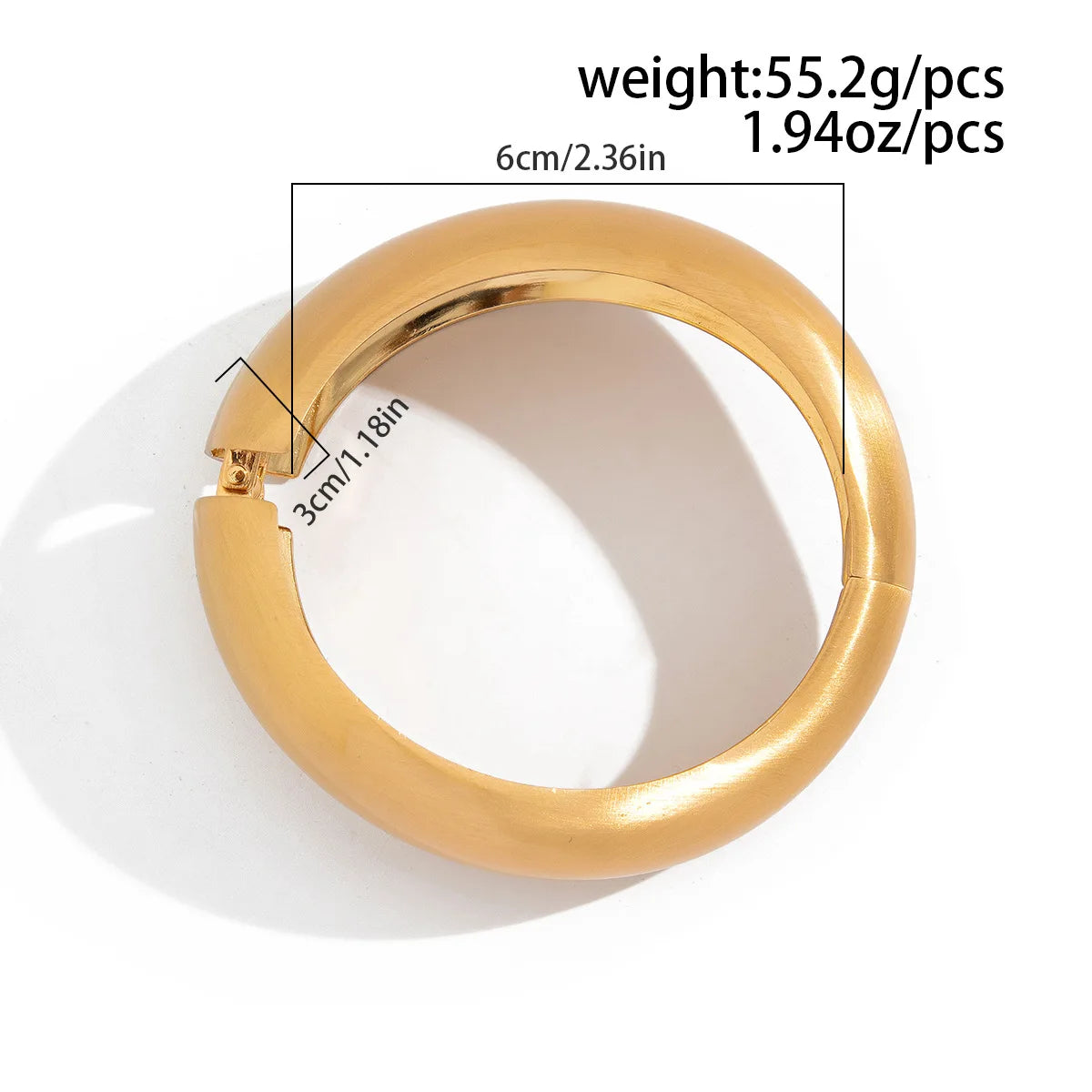 KMVEXO Chunky Heavy Wide Metal Water Drop Bangles for Women Gold Color Open Cuff Thick Irregular Wave Bangle Bracelet Jewelry