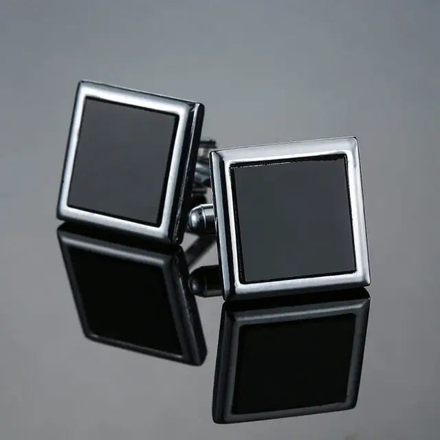 High Quality Cufflinks Luxury Cuff Links Mens French Square Button Shirts Accessories Business Jewelry