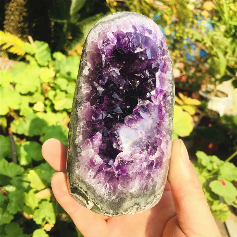 Natural Uruguay  Dream Amethyst Quartz Crystal Cluster Specimen Healing 1pc