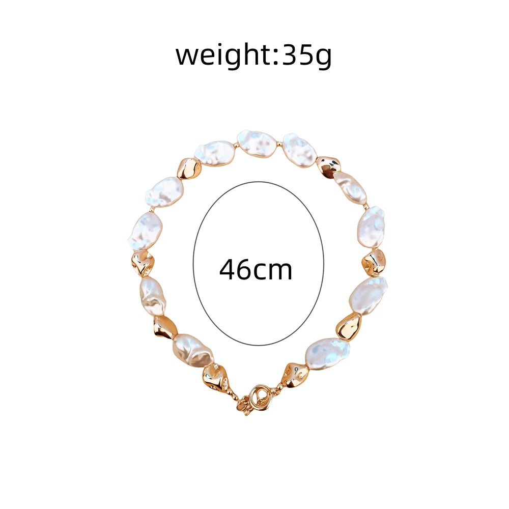 Elegant and Noble Palace Style Women's Pearl Necklace Beautiful Temperament Suitable for Attending the Event Party Gift Jewelry