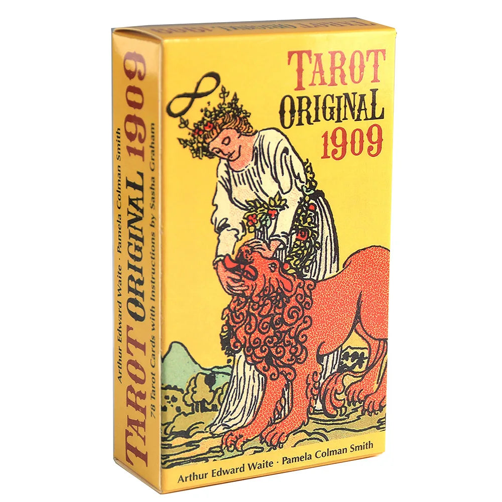 Tarot oracle card mysterious divination comics Tarot card female girl card game board game English playing cards with PDF guide