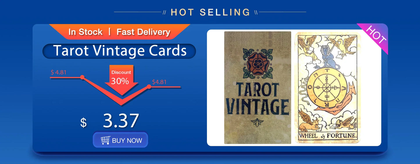 44pcs Tarot Cards Angel Number Messages Oracle Deck Divination Family Party Board Game For Beginners And Professional Player