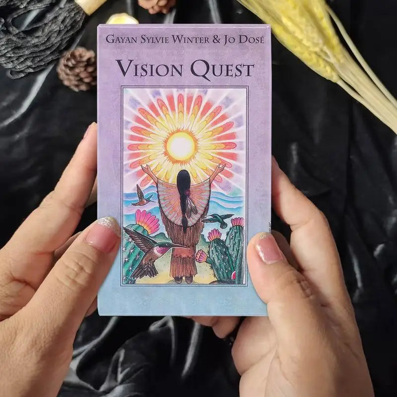 Fortune Telling Tarot Cards 78 Vision Tarot Cards Divination Tools Standard Tarot Decks for Board Game Fate Divination Friends