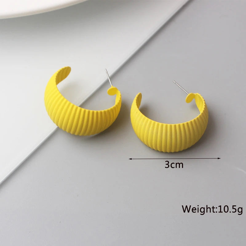 Yellow Color Hanging Earrings for Women Flower Dangle Earrings Korean Fashion Women's Earrings Party Gift pendientes mujer