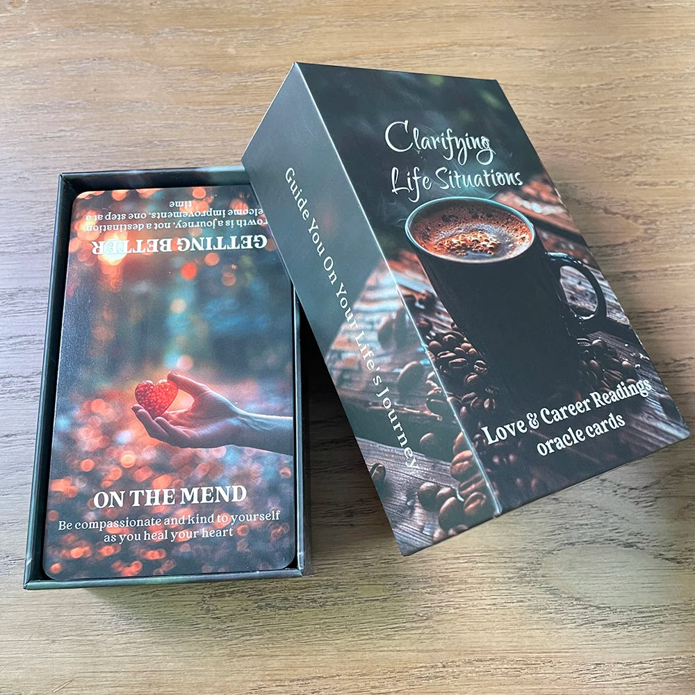 Clarifying Life Situations Love and Career Readings Oracle Cards English Tarot Deck in Box 80-cards Fortune Telling Divination