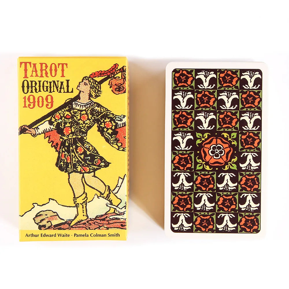 Tarot oracle card mysterious divination comics Tarot card female girl card game board game English playing cards with PDF guide