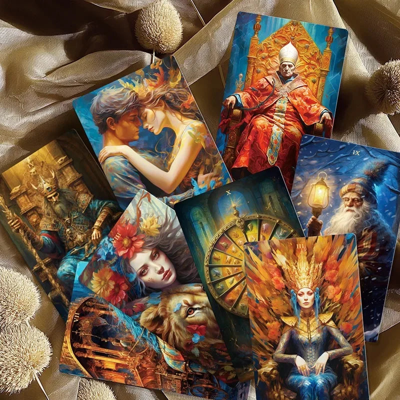 Original Genuine High Quality Oracle Divination Deck Crystal Love Tarot Cards Russian Spanish Exquisite Collection Gifts Set