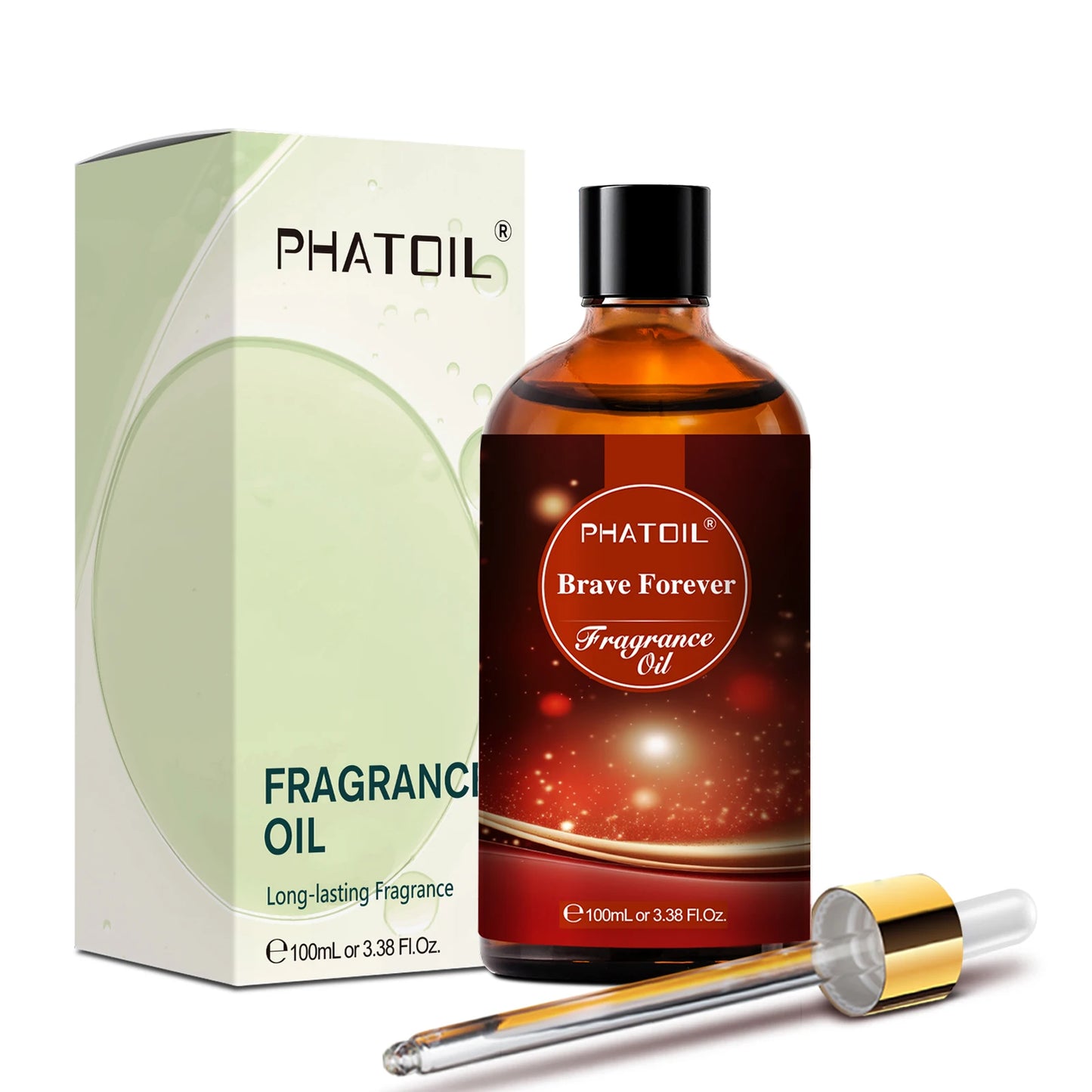 PHATOIL 100ml Fragrance Oil with Glass Dropper Fruit Carnival Almond Vanilla Warm Santal L'aube Rosa Aroma Perfume Oils For DIY