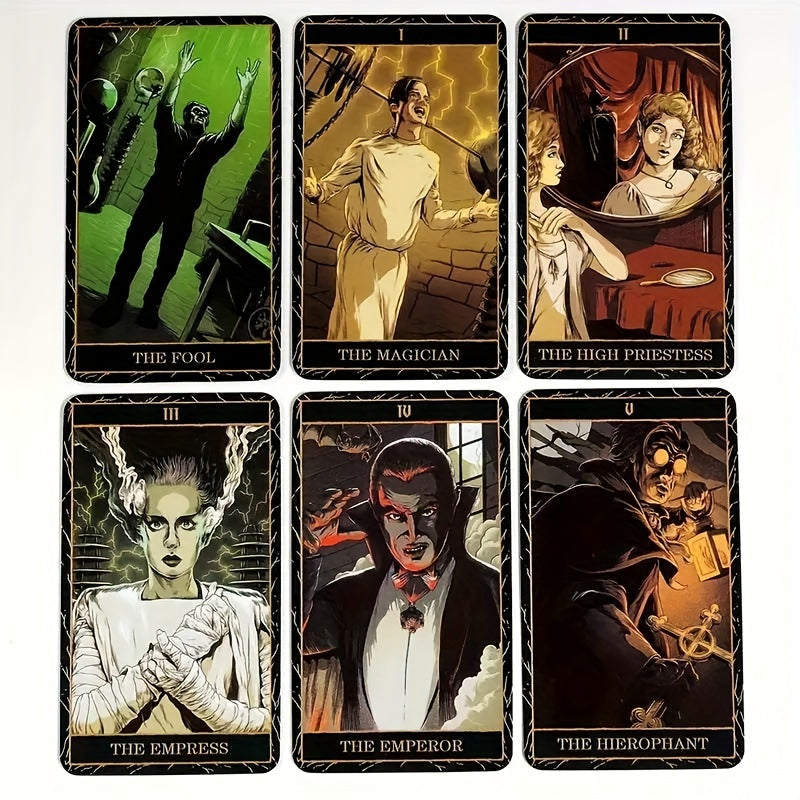 1 Set of Universal Monster Card Divination Table Game Family Party Entertainment Game Card Game Gift Valentine'S Day New Year Gift