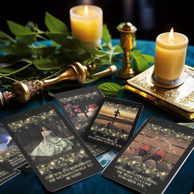 36pcs Love Oracle Cards Set with Colorful Lights Design - Perfect Gift for Friends & Family, Ideal for Thanksgiving