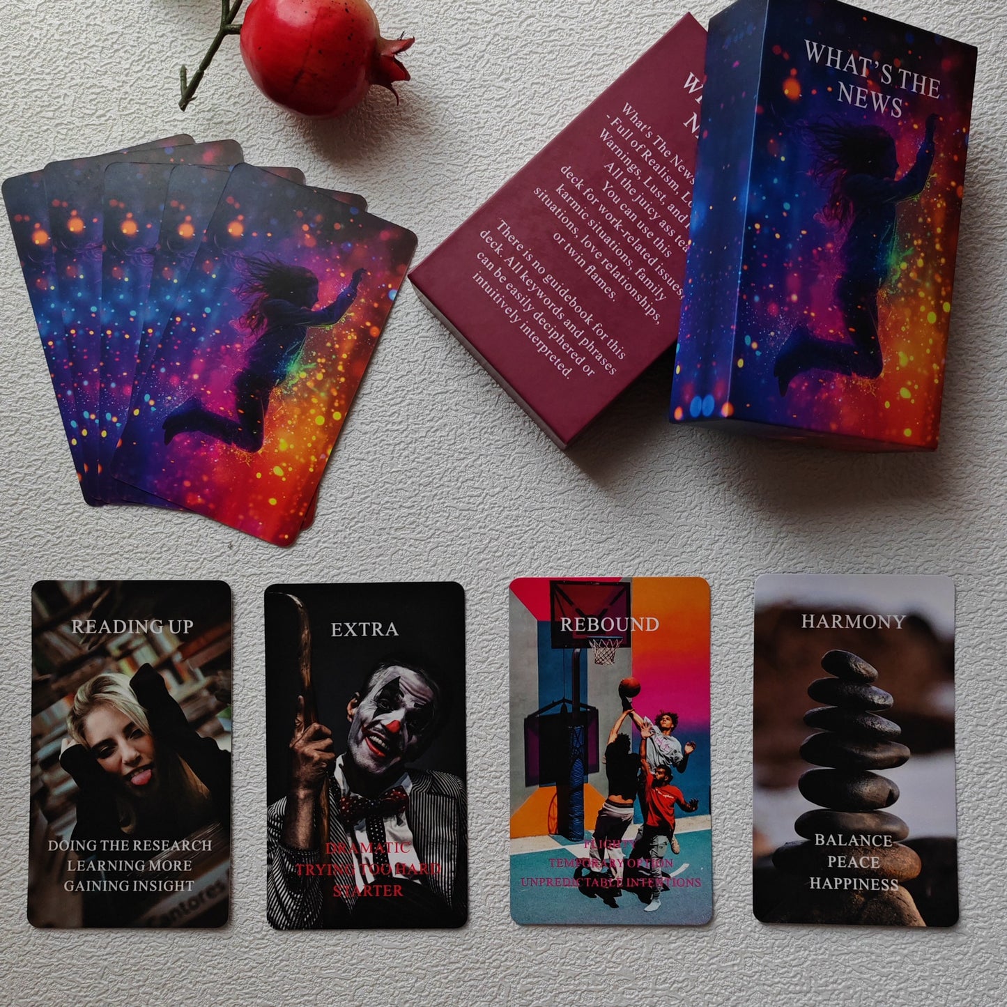 What's The News? Oracle Tarot - Revealing Hidden Truths In Love, Career, And Life! Applicable To Any Situation, Revealing Secrets In Relationships And Karma. Ideal Choice For Oracle Card Enthusiasts