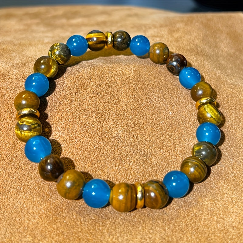 Boho-Chic Natural Stone Bracelet - Perfect for Casual Attire & Gifting