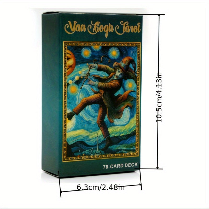 Van Gogh Tarot Cards - 78pcs English Edition, Premium Cardstock Material