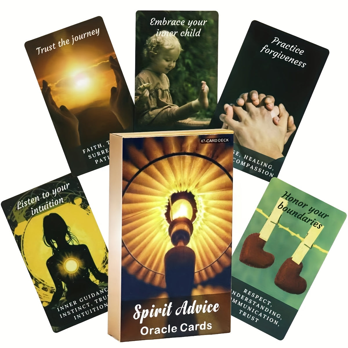 47 Cards, Spiritual Advice Oracle Cards, Message Cards, Meaning on the Cards