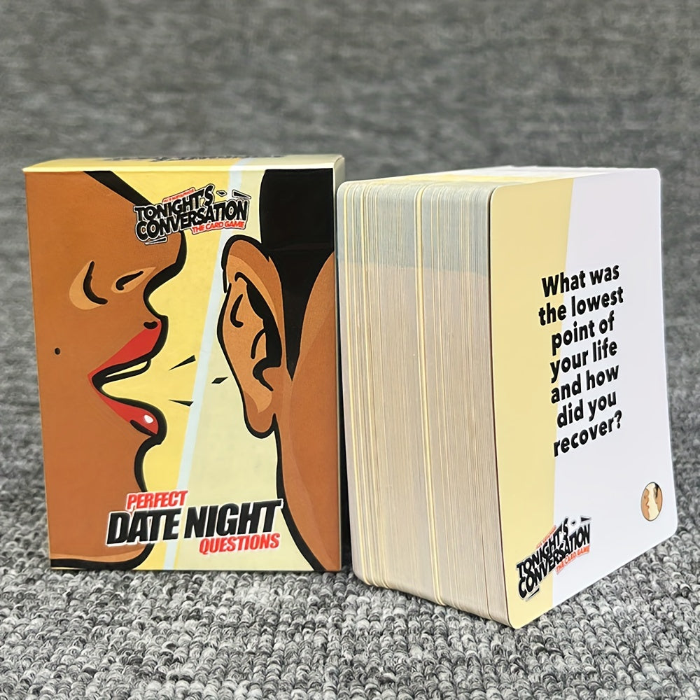 Tonight Conversation Card Game | Perfect Date Night Questions | Family Game Night | Date Night Edition | Transform Your Date Night With Thoughtful Questions For Couples And Families