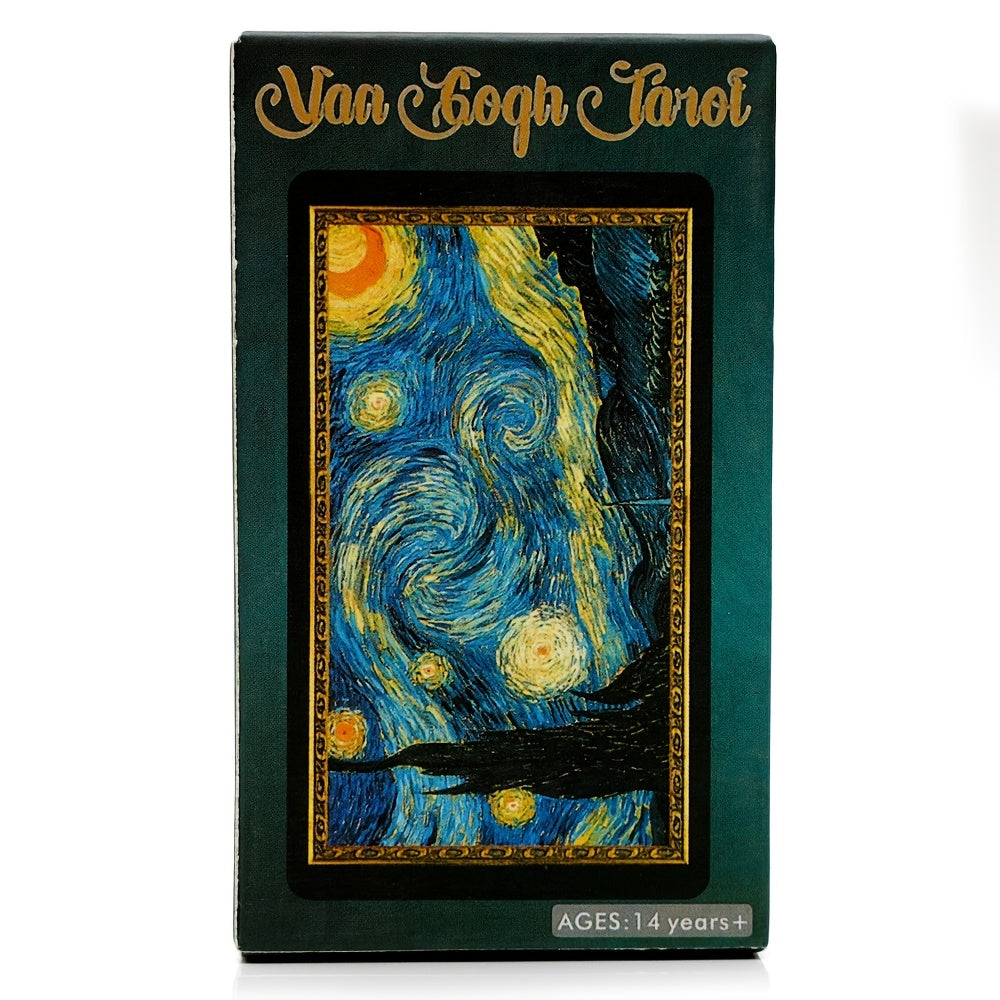 Van Gogh Tarot Cards - 78pcs English Edition, Premium Cardstock Material