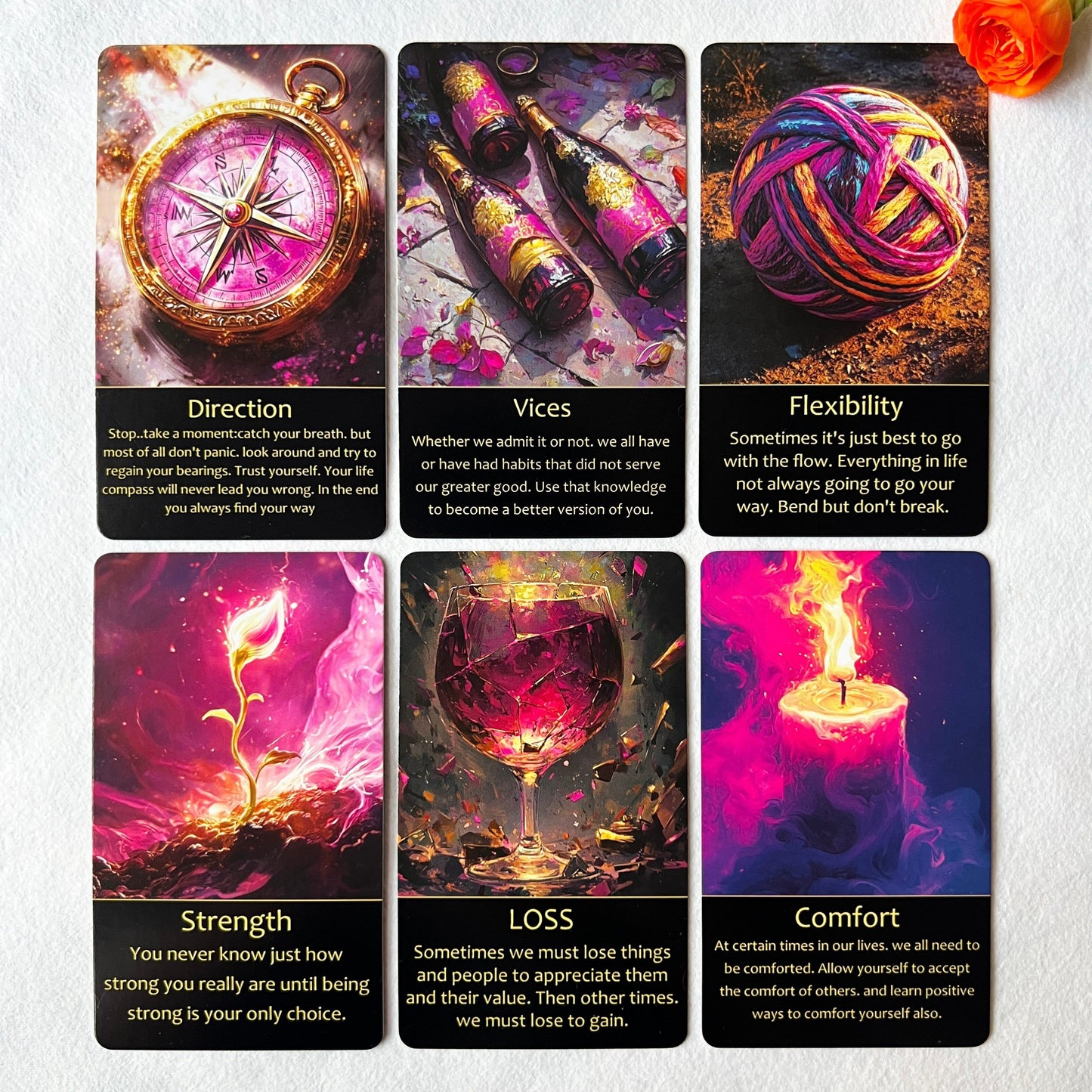 Oracle Cards And Tarot Cards for Beginners, Energy Healing Oracle Cards, Oracle Cards to Reveal Soul'S Truth, Clear Karmic