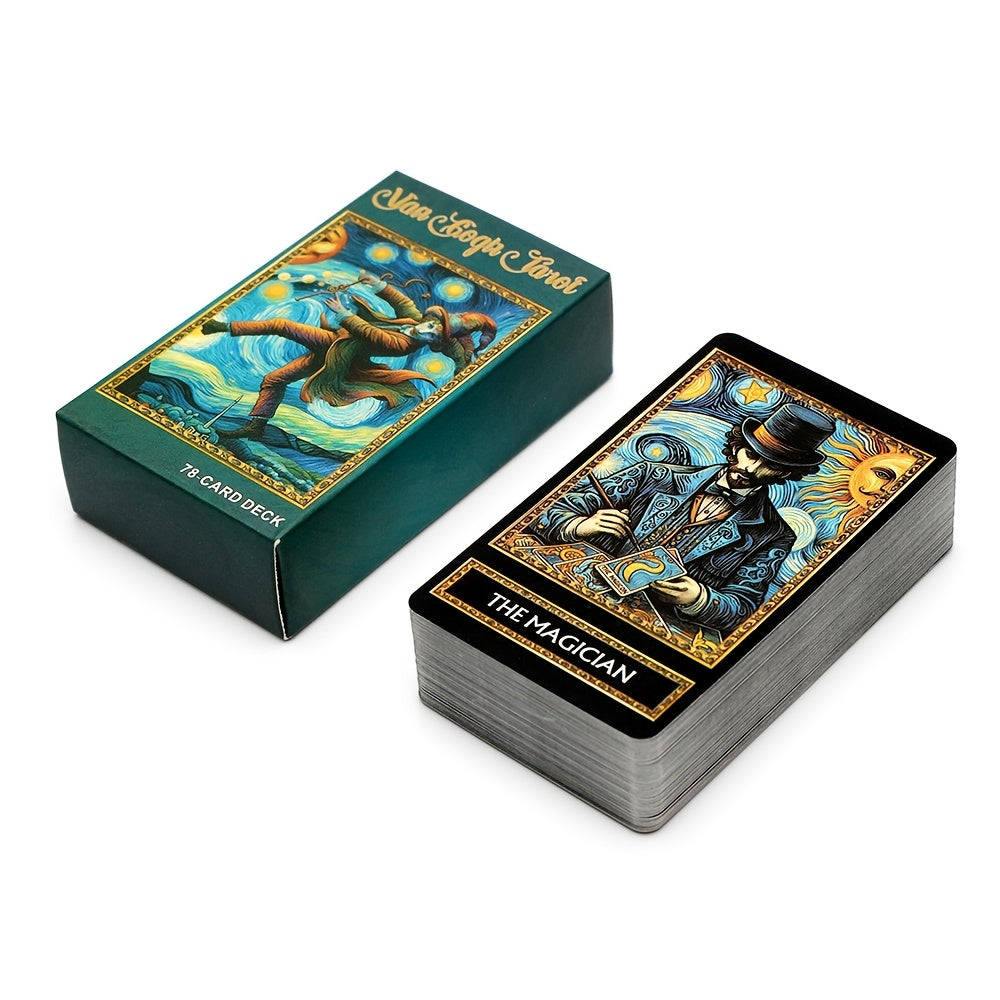 Van Gogh Tarot Cards - 78pcs English Edition, Premium Cardstock Material