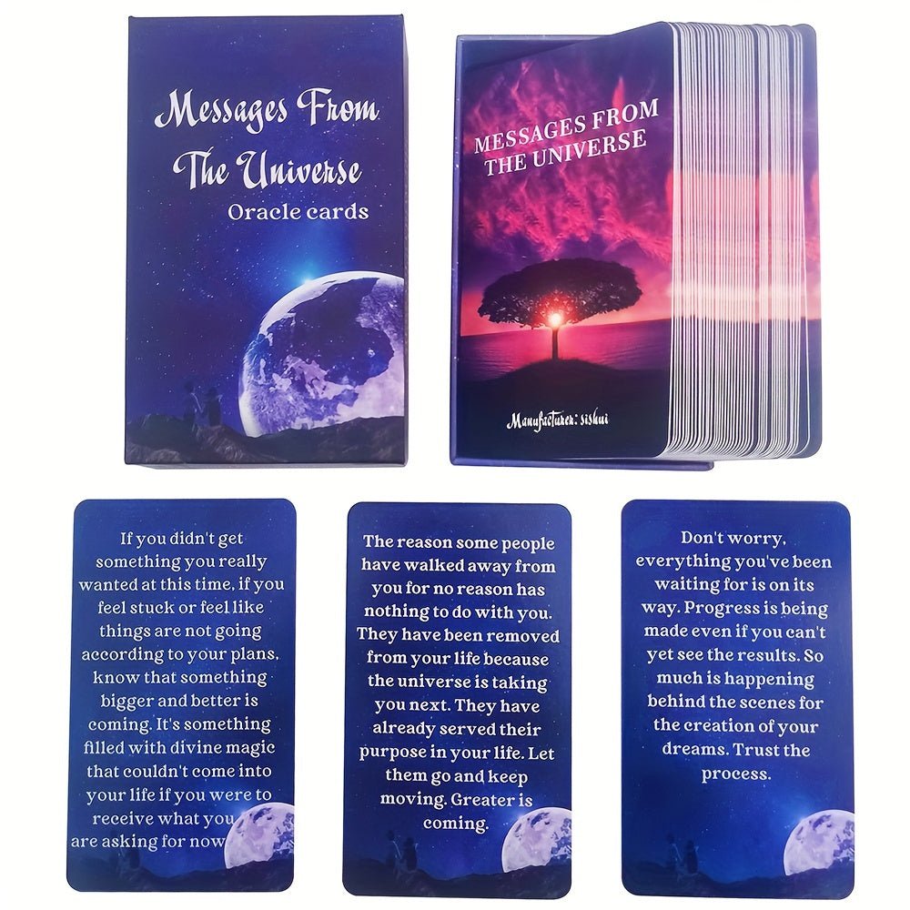 Message From The Universe Oracle Cards 54 Decks With Keywords Tarot In Box Prophet Prophecy Oracle Divination 4.72x2.76inch Cards