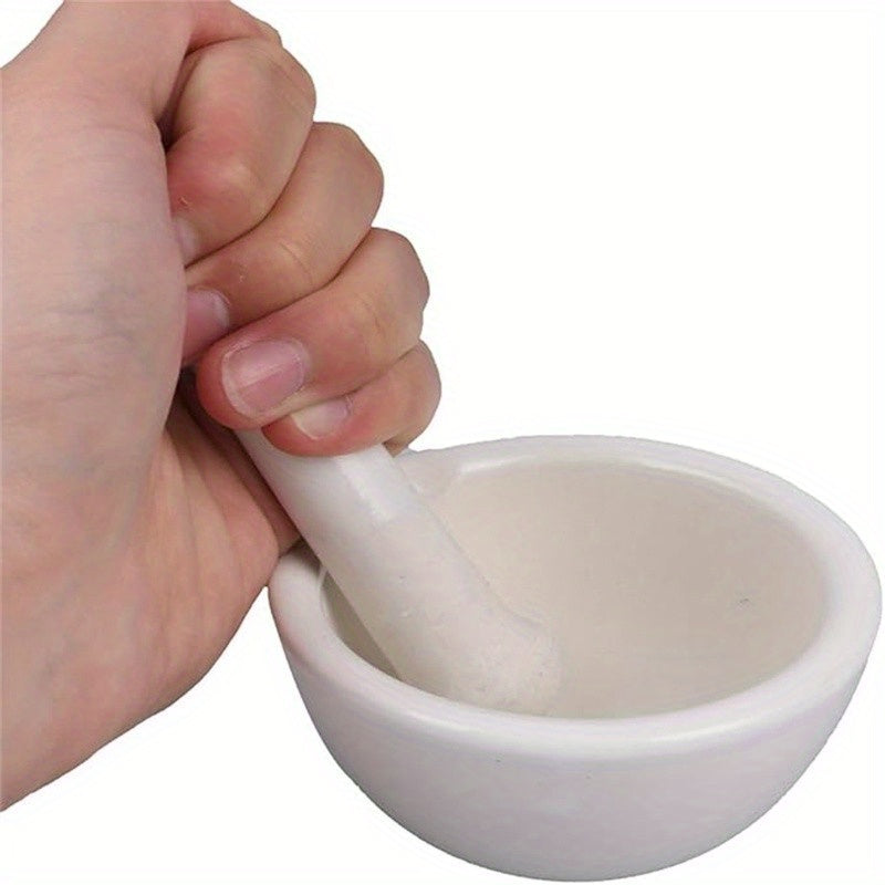 60mm Porcelain Mortar And Pestle Mixing Grinding Bowl Set Crusher DIY Tool for Kitchen