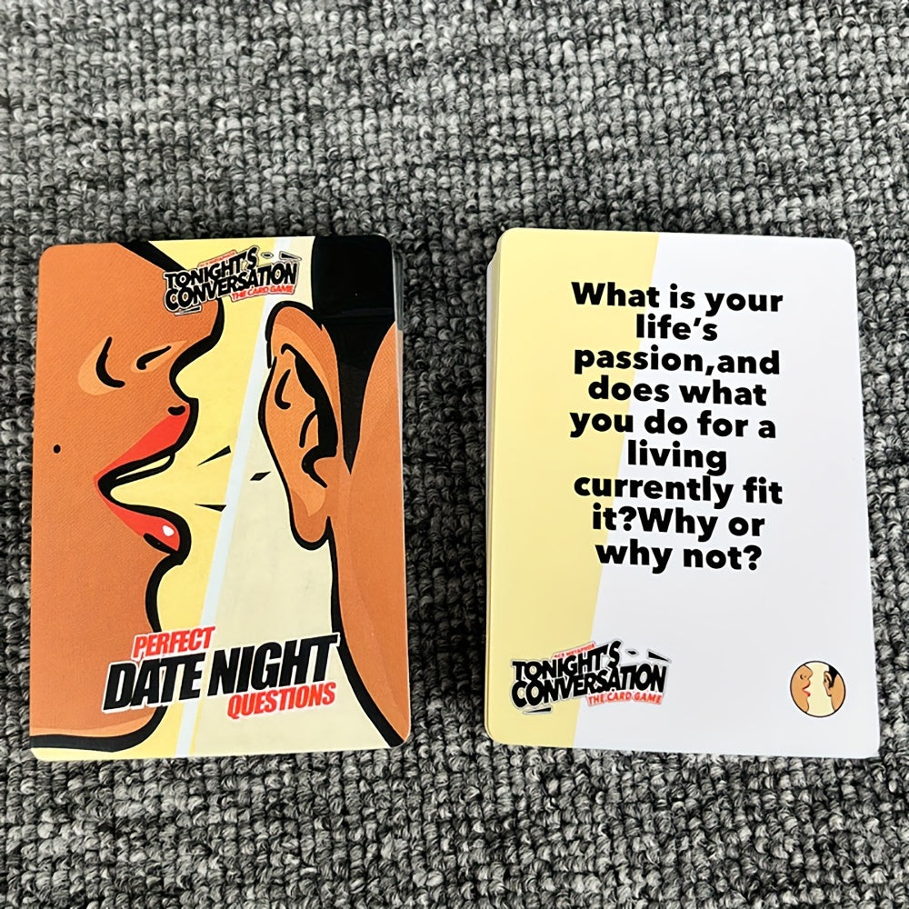 Tonight Conversation Card Game | Perfect Date Night Questions | Family Game Night | Date Night Edition | Transform Your Date Night With Thoughtful Questions For Couples And Families