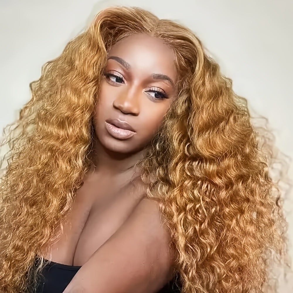 Women'S Kinky Curly 13x4 Lace Front Wig, Human Hair, Pre-Plucked, 180% Density, Basics Style, 26 Inch